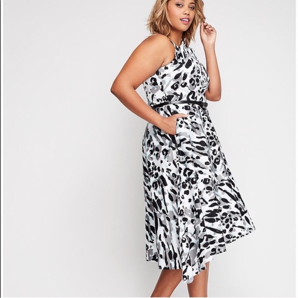 christian siriano leopard dress